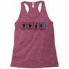 rock paper scissors hadouken Racerback Tank