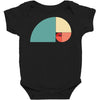 fibonacci golden ratio colorful Baby Bodysuit