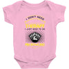 I Dont Need Therapy Need Pin Bowling Baby Onesie
