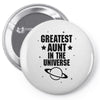 Greatest Aunt In The Universe Pin-back button