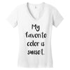 tee hipster indie swag Women's V-Neck T-Shirt