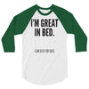 great in bed 3/4 Sleeve Shirt