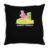 so hungry Throw Pillow