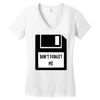Don't Forget Me Disk Women's V-Neck T-Shirt