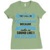 They Call Me Grandad Partner In Crime Funny Ladies Fitted T-Shirt
