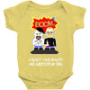 mythbusters cartoon t shirt d45 Baby Onesie