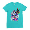 King Of Jungle Ladies Fitted T-Shirt