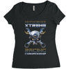 motocross extreme Women's Triblend Scoop T-shirt