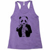 gangster panda Racerback Tank
