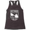 cat best friends for life Racerback Tank