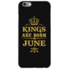 kings are born in june iPhone 6/6s Case