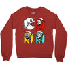pac skull copy Crewneck Sweatshirt