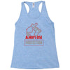always use protection Racerback Tank