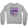 i love someone with pancreatic cancer to the moon &amp; back to infınıty Crewneck Sweatshirt