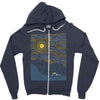 surf line Zipper Hoodie