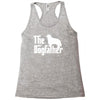 the dogfather cavalier king charles spaniel white Racerback Tank