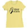 pray Ladies Fitted T-Shirt