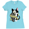 schrodinger cat tattoo Ladies Fitted T-Shirt