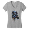 gas mask Women's V-Neck T-Shirt