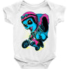 panda rider Baby Onesie