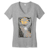 burton's scream Women's V-Neck T-Shirt