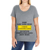Under Construction Personalize Baby Ladies Curvy T-Shirt