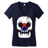 south korea till i die Women's V-Neck T-Shirt