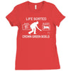 crown green bowling Ladies Fitted T-Shirt