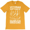 Veteran Don't Thank Me Thank My Grandpa Who Never Came Back T-Shirt