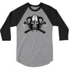 viking skull 3/4 Sleeve Shirt
