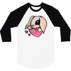 cute lop eared rabbit 3/4 Sleeve Shirt