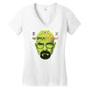no brain no gain Women's V-Neck T-Shirt