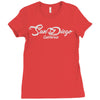 san diego ca Ladies Fitted T-Shirt