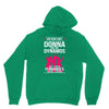 Donna And Dynamos White Letter Unisex Hoodie