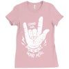 stand for heavy metal Ladies Fitted T-Shirt