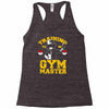 training to be gym master Racerback Tank