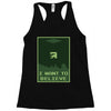 buried believer Racerback Tank