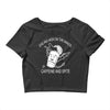 caffeine and spite Crop Top
