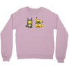 totoro &amp; pikachu onesie Crewneck Sweatshirt