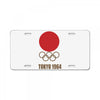 retro tokyo 1964 olympic games License Plate