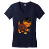 nightmeow on elm street Women's V-Neck T-Shirt