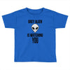 grey alien Toddler T-shirt