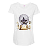 witch cat night Maternity Scoop Neck T-shirt