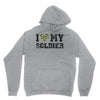 i love my soldier regular camouflage Unisex Hoodie