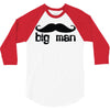 moustache 3/4 Sleeve Shirt