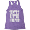 santa's little helper Racerback Tank
