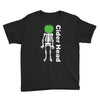 ciderhead cider drinking skeleton and apple Youth Tee