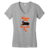 Sleeps With Rottweiler Women's V-Neck T-Shirt