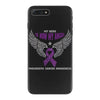 my hero is now my angel pancreatic cancer awareness iPhone 7 Plus Case