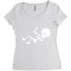 baby skeleton Women's Triblend Scoop T-shirt